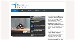 Desktop Screenshot of glutenfreeremedies.com